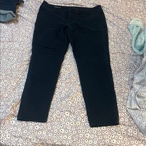 a.n.a Women's Dark Blue Straight Leg Jeans